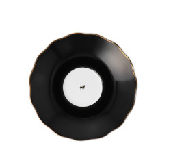 Filiżanka ze spodkiem do kawy Alaska Circus Black Ćmielów