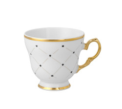 Filiżanka ze spodkiem do kawy Alaska Circus Black Ćmielów