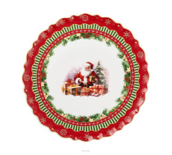 Talerz-świąteczny-33-cm-Santa-Claus-Villa-Italia