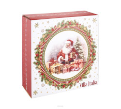 Patera świąteczna 27 cm Santa Claus Villa Italia