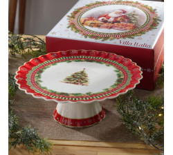 Patera świąteczna 27 cm Santa Claus Villa Italia