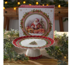 Patera świąteczna 27 cm Santa Claus Villa Italia