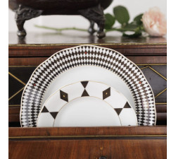  Talerz głęboki 22,5 cm Alaska Dama Kier Ćmielów