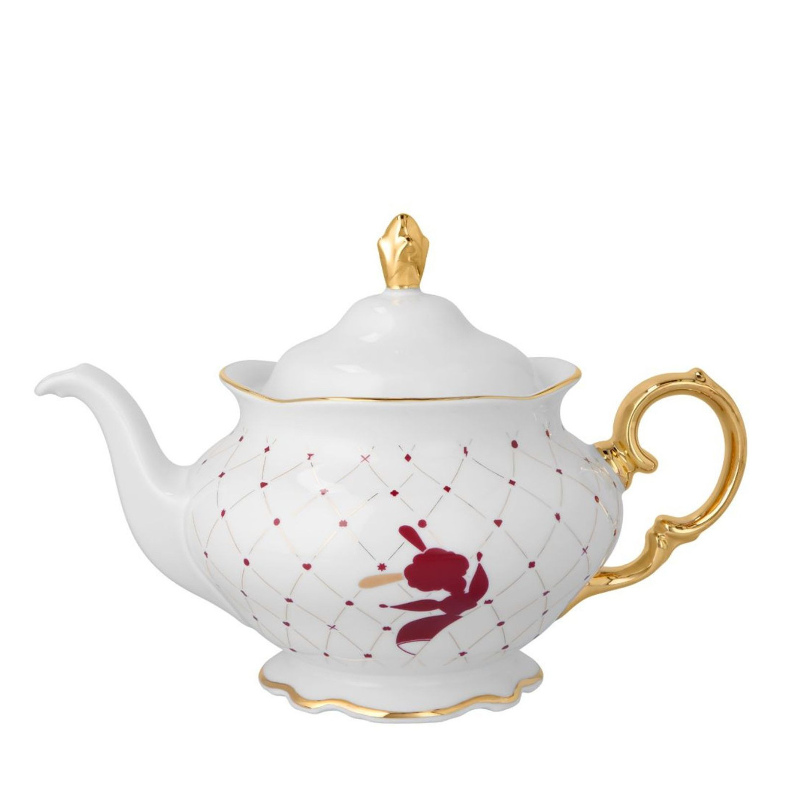 Dzbanek do herbaty Alaska Circus Burgund Ćmielów