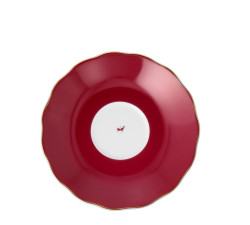 Filiżanka ze spodkiem do kawy Alaska Circus Burgund Ćmielów