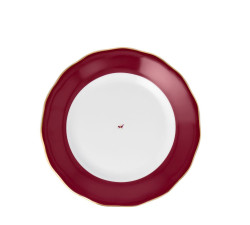 Talerz-deserowy-19-cm-Alaska-Circus-Burgund-Ćmielów