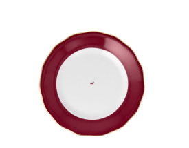 Talerz-deserowy-19-cm-Alaska-Circus-Burgund-Ćmielów