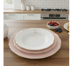  Talerz głęboki 22,5 cm Alaska Circus Pink Ćmielów