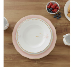  Talerz głęboki 22,5 cm Alaska Circus Pink Ćmielów