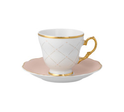 Zestaw filiżanek do kawy Alaska Circus Pink Ćmielów