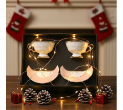 Zestaw filiżanek do herbaty Alaska Circus Pink Ćmielów