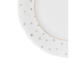 Talerz deserowy 19 cm Alaska Blask Świąt Ćmielów