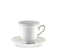 Serwis do kawy dla 6 osób 18 el. Astra Marzenie Platynowe Ćmielów