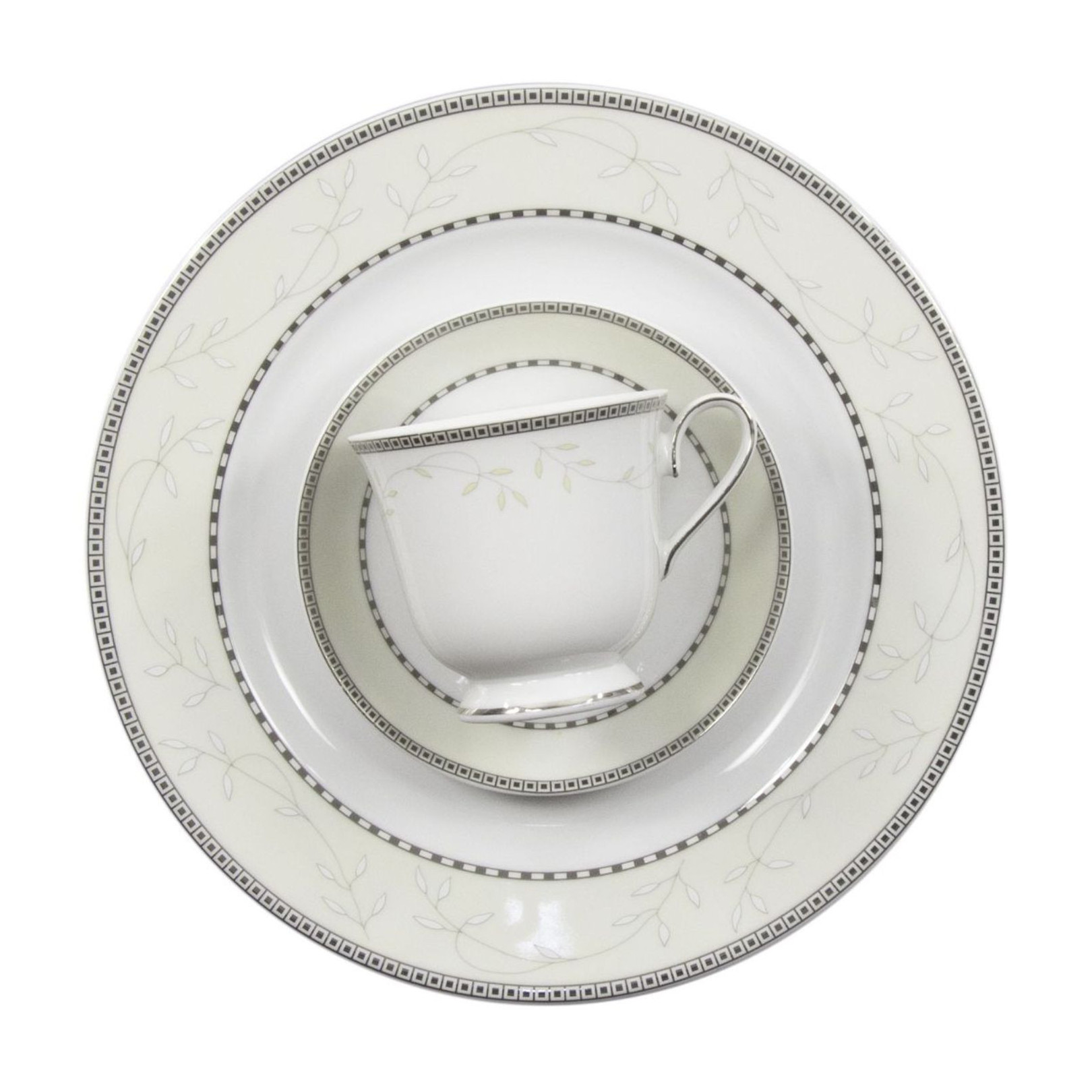 Serwis do kawy dla 6 osób 18 el. Astra Marzenie Platynowe Ćmielów