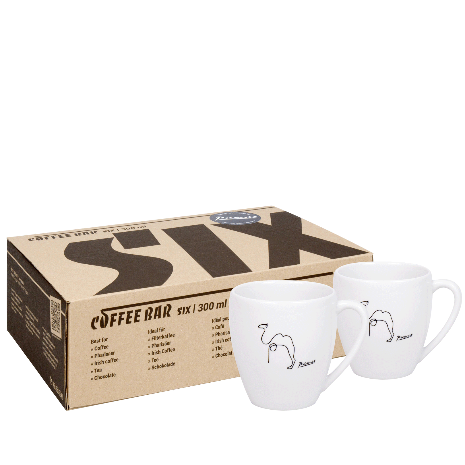 Zestaw 2 kubków - Picasso - Wielbłąd - Coffee Bar SIX - Könitz