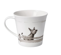 Kubek 9,5 cm P.Schnellhardt- Osiołki – Lively Fellows - Goebel