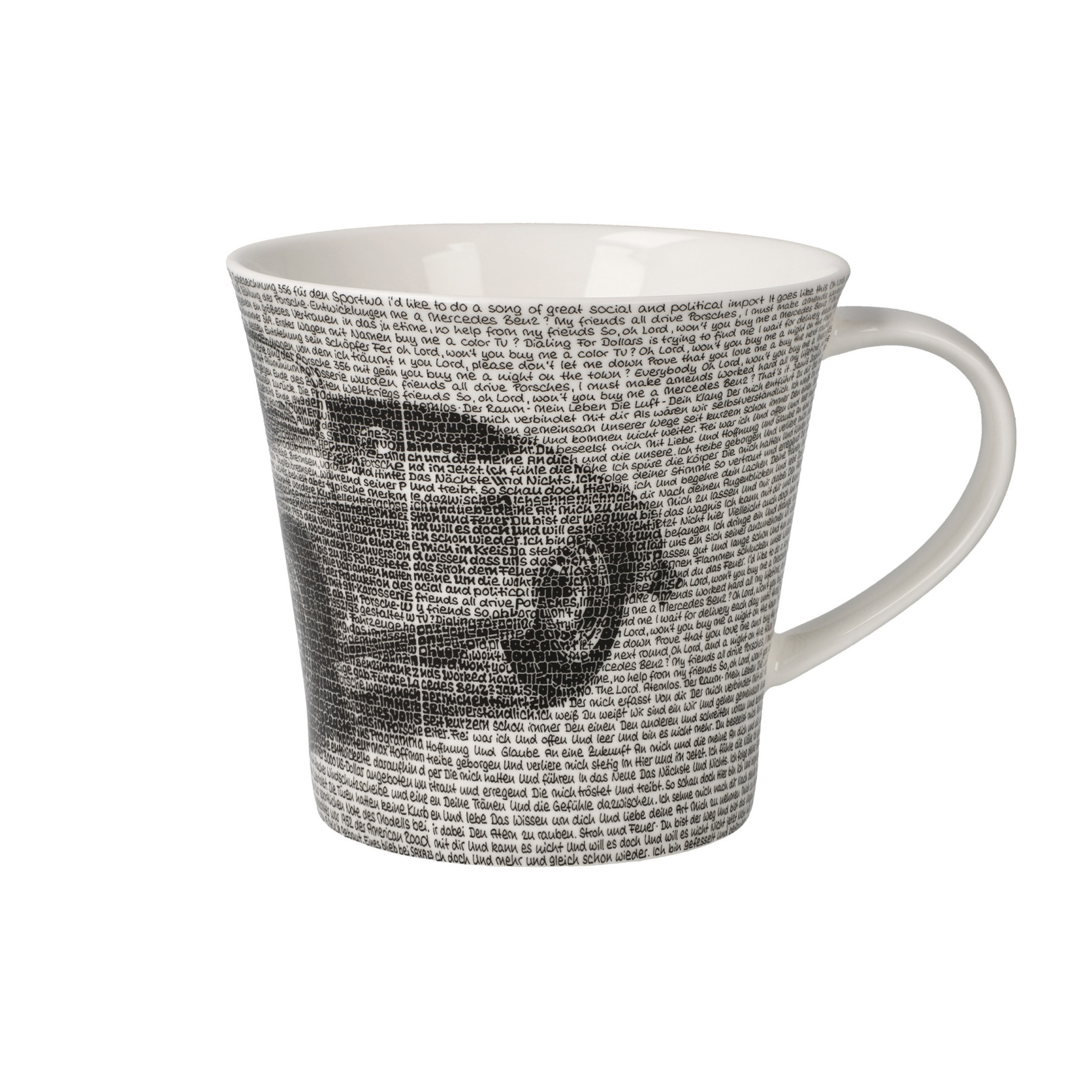 Kubek 9,5 cm  Saxa-Porsche 356 Black - Goebel