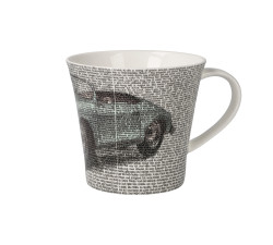 Kubek 9,5 cm Saxa-Porsche-356-Auratium-Green -Goebel