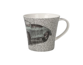 Kubek 9,5 cm Saxa-Porsche-356-Auratium-Green -Goebel