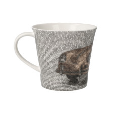 Kubek 9,5 cm Saxa-Porsche 356 Orange - Goebel