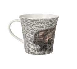 Kubek 9,5 cm Saxa-Porsche 356 Rubyred - Goebel