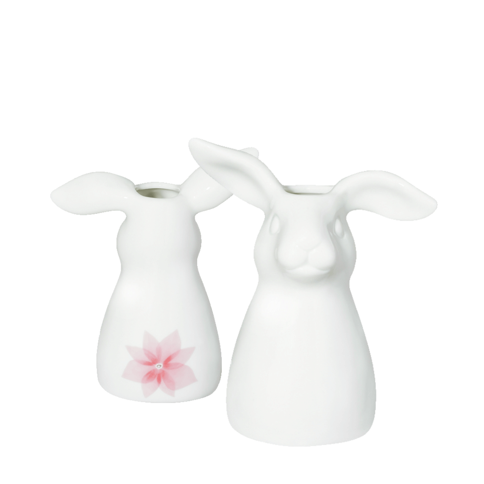 Zając biały z kwiatem wazon 11 cm Hutschenreuther