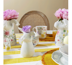 Zając biały z kwiatem wazon 11 cm Hutschenreuther