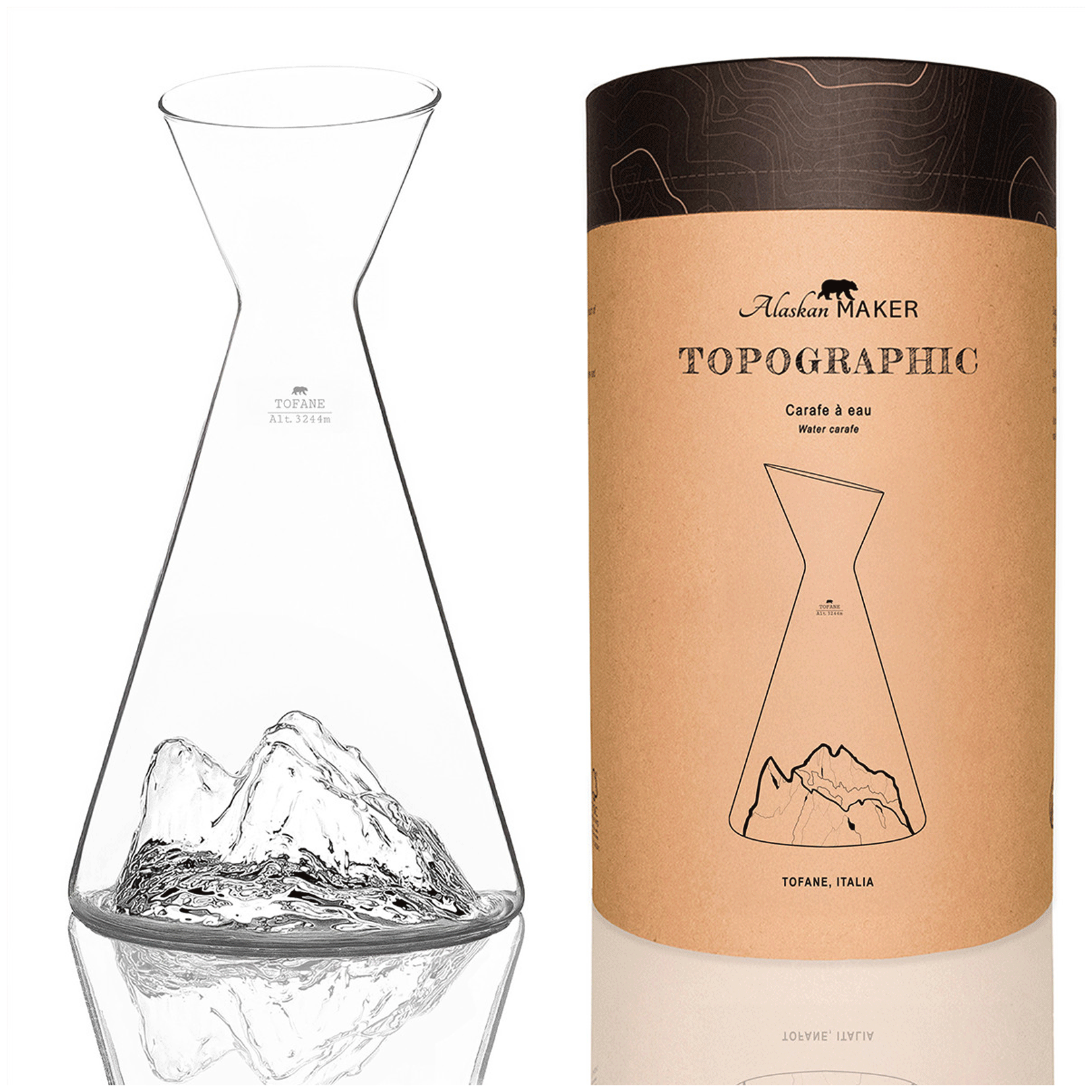 Karafka do wody - Topographic - Tofane