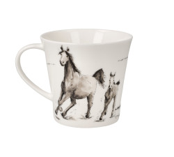 Kubek 9,5 cm P.Schnellhardt- Konie – Lets go, first trip - Goebel