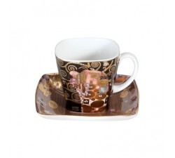Filiżanka espresso G. Klimt - Spełnienie - Goebel