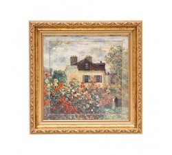 Obraz na porcelanie 31,5 x 31,5 cmC. Monet - Dom Artysty - Goebel
