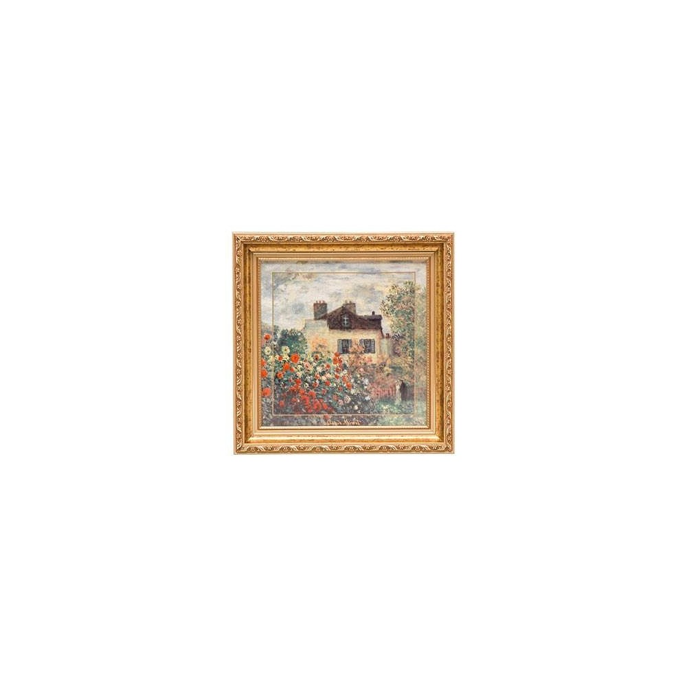 Obraz na porcelanie 31,5 x 31,5 cmC. Monet - Dom Artysty - Goebel
