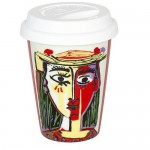 Picasso - Kobieta-w-kapeluszu-kubek-termiczny-Konitz