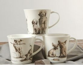 Goebel – kubki z dekoracjami Petera Schnellhardta | Artystyczna porcelana